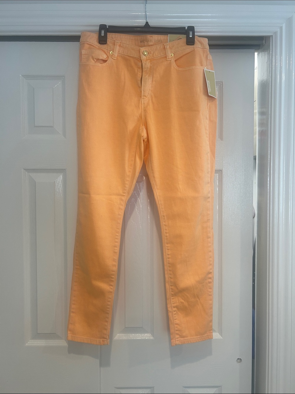 Michael Kors Men's Slim Orange Jeans